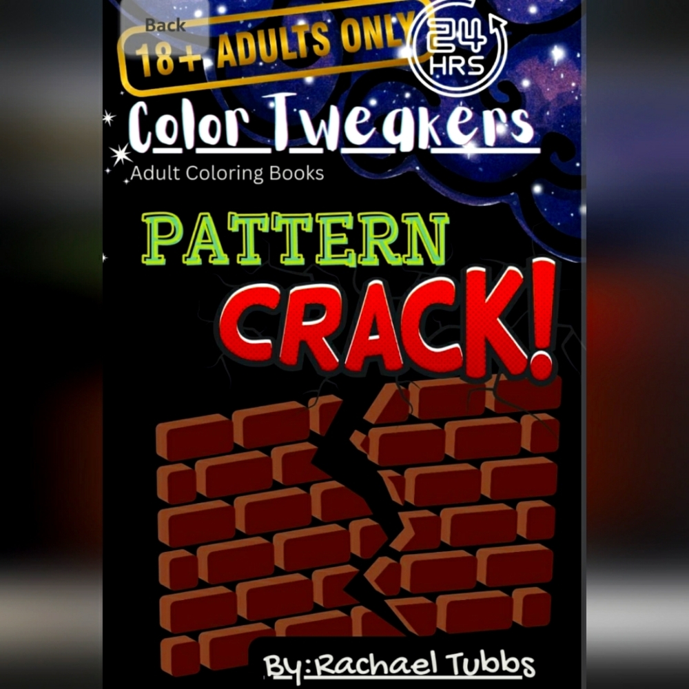 Rachael Tubbs Color Tweakers Adult Coloring Books: Pattern Crack